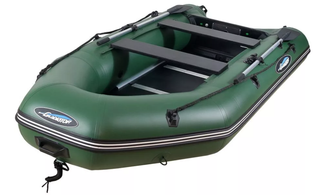 МОТОРНО-ГРЕБНАЯ ЛОДКА ПВХ GLADIATOR А 340 ТК С ФАНЕРНЫМ ПОЛОМ в Чебоксарах