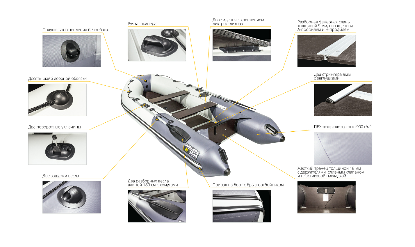 Лодка Ривьера Компакт 2900 СК в Чебоксарах