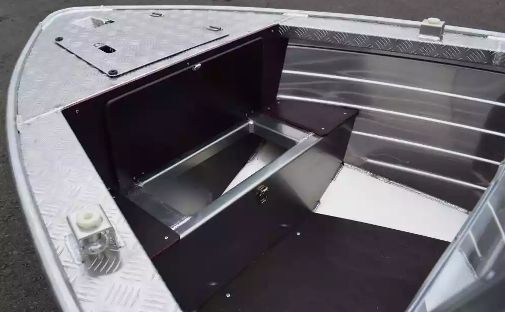 Алюминиевая лодка Wyatboat-390 DCM Увеличенный борт в Чебоксарах