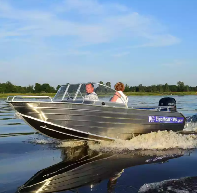 Алюминиевый катер Wyatboat-490 Pro в Чебоксарах