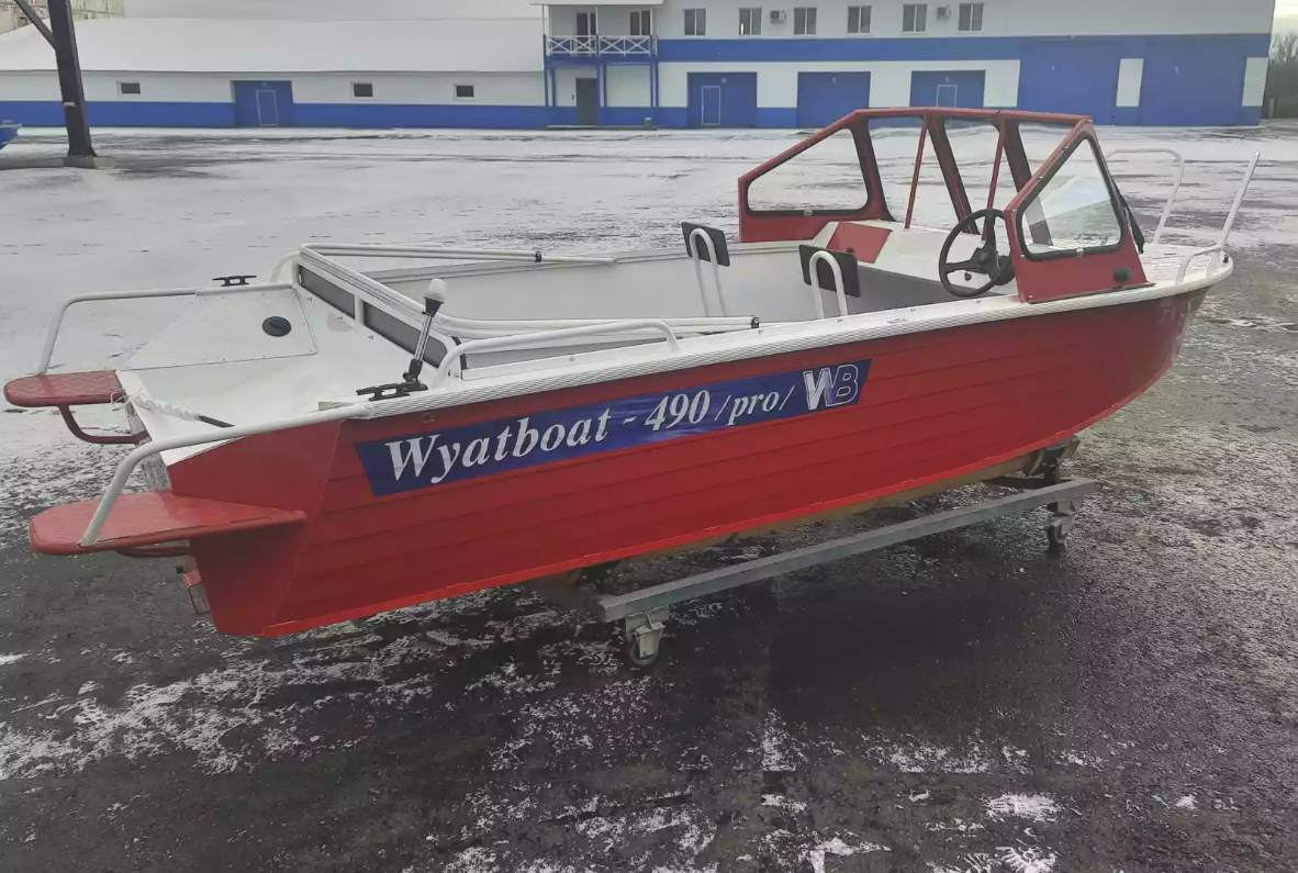 Алюминиевый катер Wyatboat-490 DCM Pro в Чебоксарах