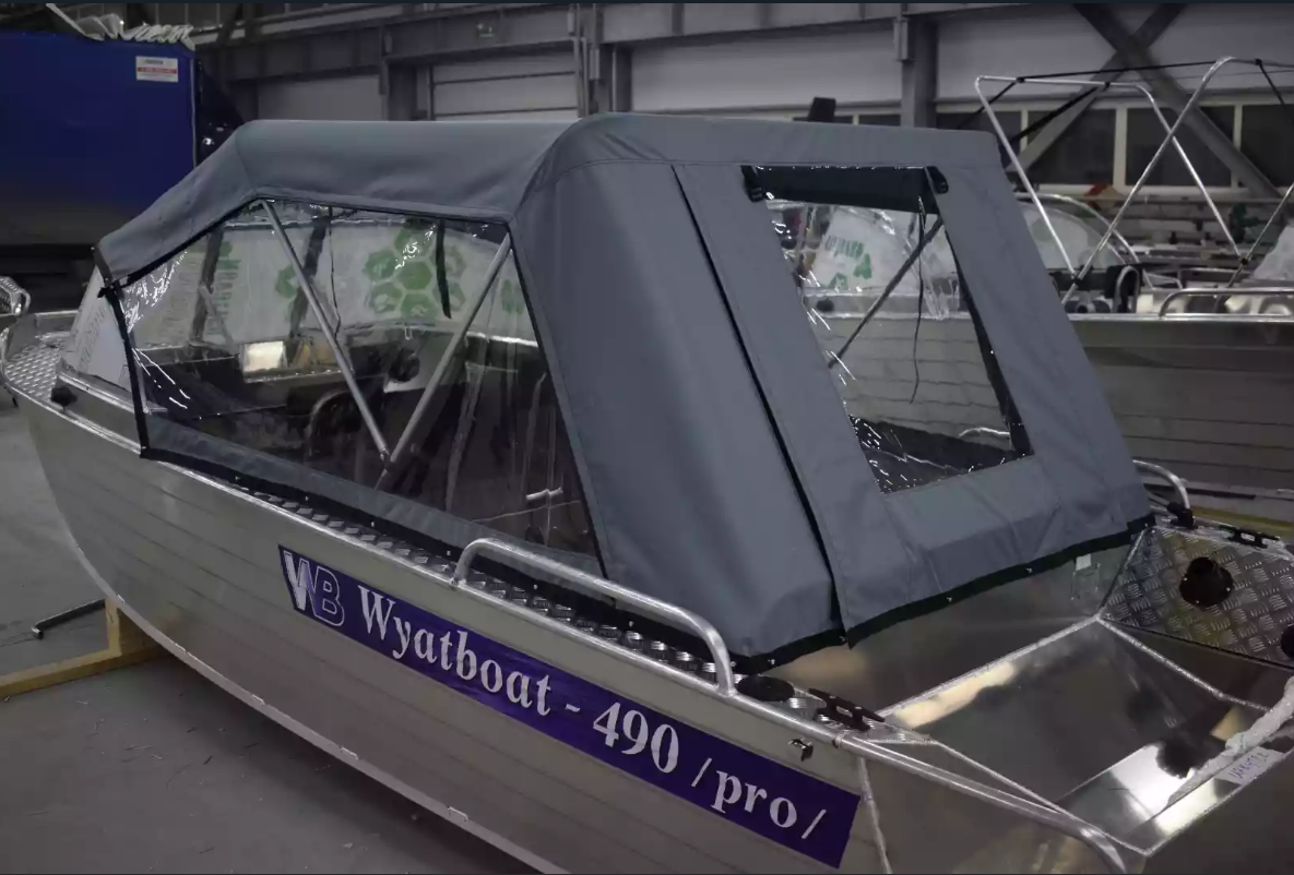 Алюминиевый катер Wyatboat-490 Pro в Чебоксарах