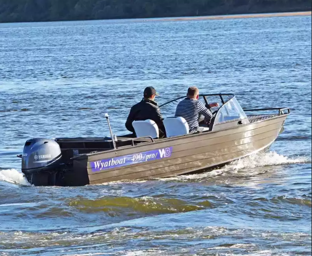 Алюминиевый катер Wyatboat-490 Pro в Чебоксарах