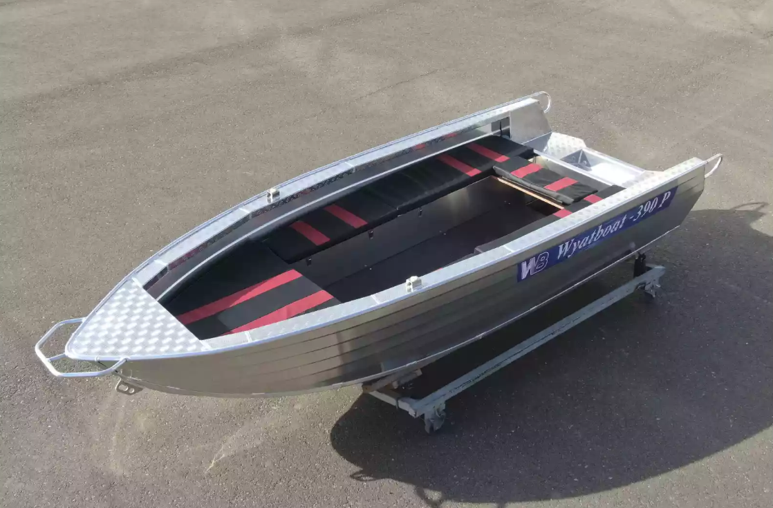 Алюминиевая лодка Wyatboat-390РМ увеличенный борт в Чебоксарах