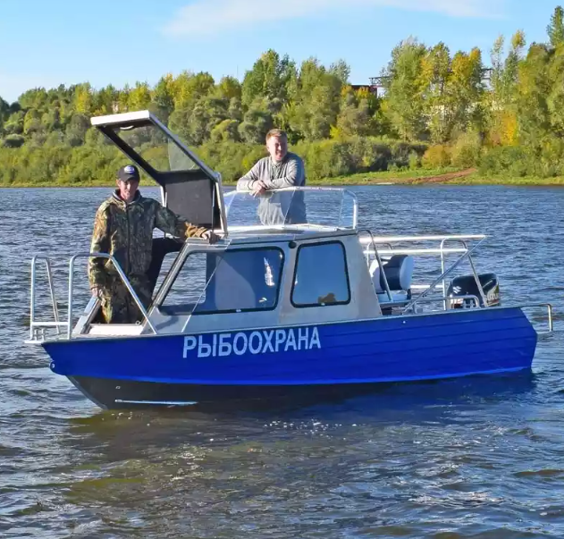 Алюминиевый катер Неман 550 с каютой в Чебоксарах
