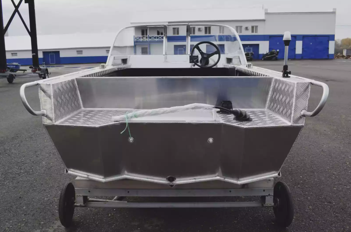 Алюминиевая лодка Wyatboat-390 Pro в Чебоксарах