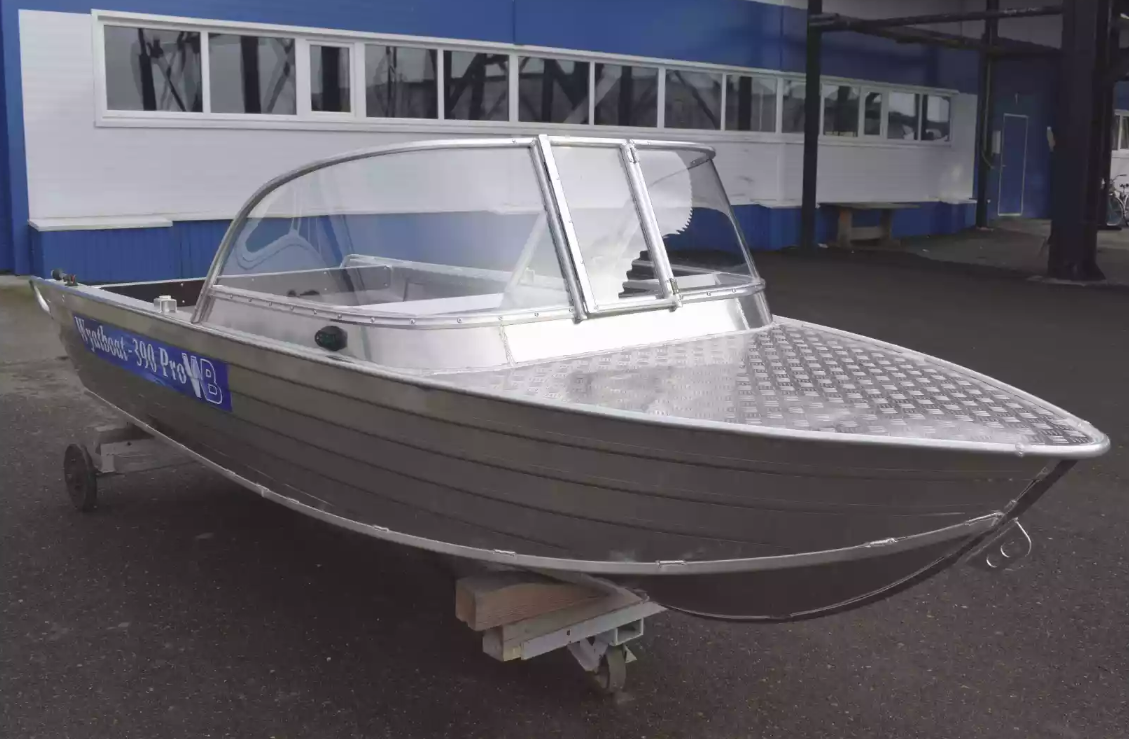 Алюминиевая лодка Wyatboat-390 Pro в Чебоксарах