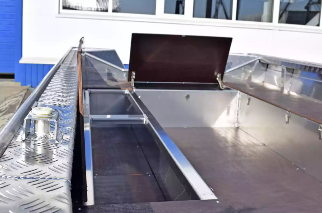 Алюминиевая лодка Wyatboat-490 Jonboat в Чебоксарах