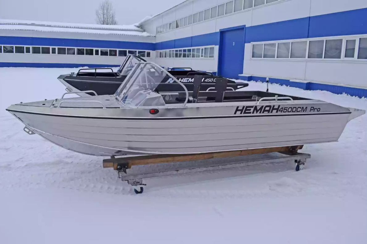 Алюминиевый катер Neman-450 DCM PRO в Чебоксарах