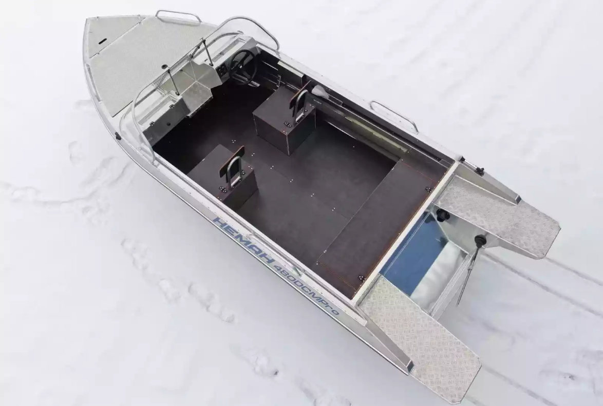 Алюминиевый катер Neman-480 DCM PRO в Чебоксарах