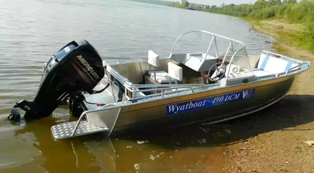 Алюминиевый катер Wyatboat-490 DCM в Чебоксарах