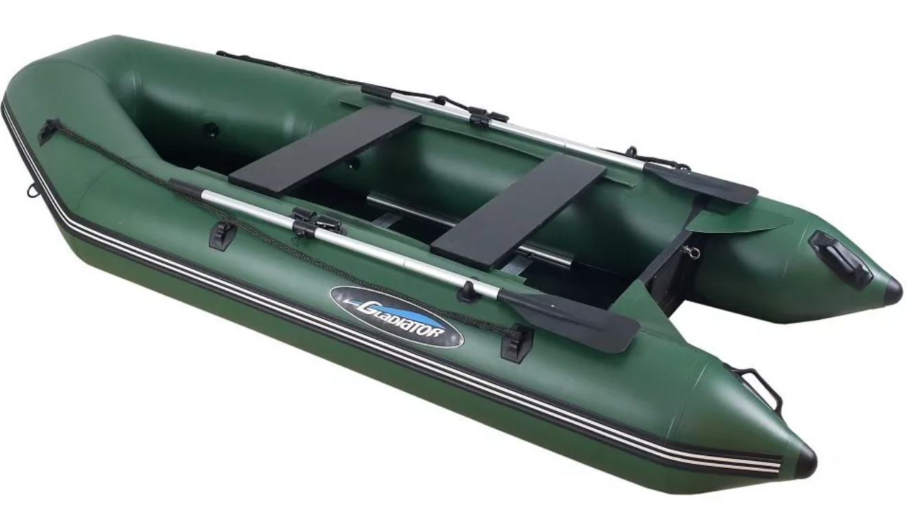 МОТОРНО-ГРЕБНАЯ ЛОДКА ПВХ GLADIATOR A 280 ТК С ФАНЕРНЫМ ДНОМ в Чебоксарах