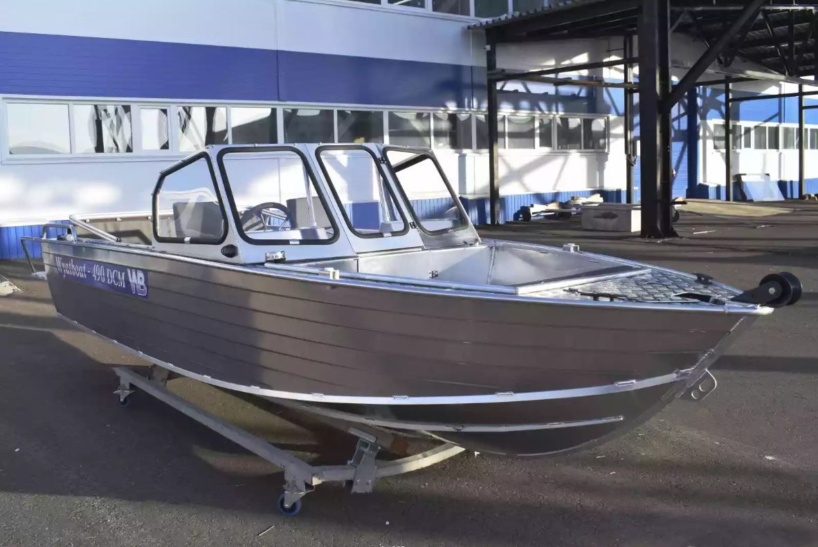 Алюминиевый катер Wyatboat-490 DCM Pro в Чебоксарах