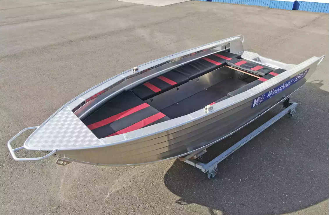 Алюминиевая лодка Wyatboat-390РМ увеличенный борт в Чебоксарах