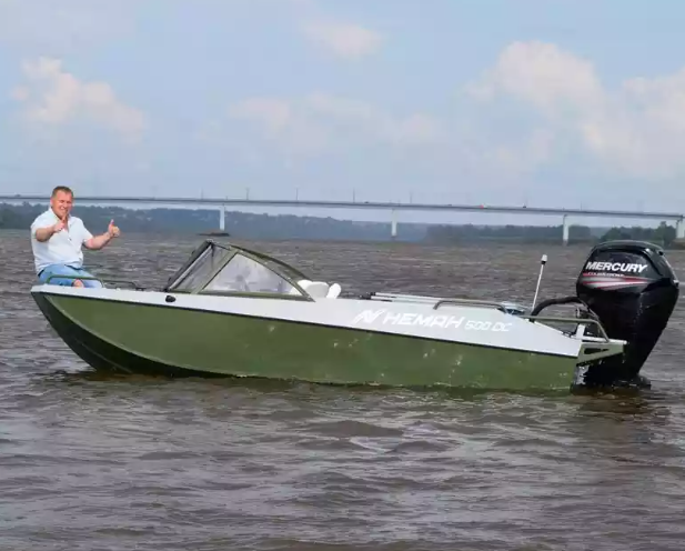 Алюминиевый катер Неман 500 DC водомёт в Чебоксарах