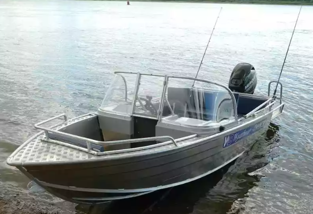 Алюминиевый катер Wyatboat-430T DCM Трансформер в Чебоксарах