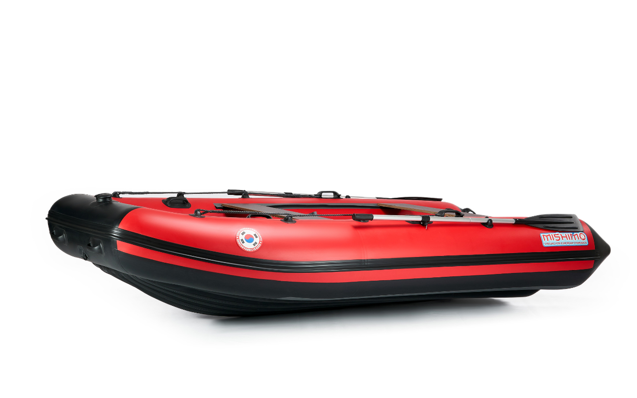 КОМПЛЕКТ ЛОДКА MISHIMO RAPID 380 PRO+ ЛОДОЧНЫЙ МОТОР MARLIN MP 9.9 (20) AMHS PROLINE FORCE в Чебоксарах