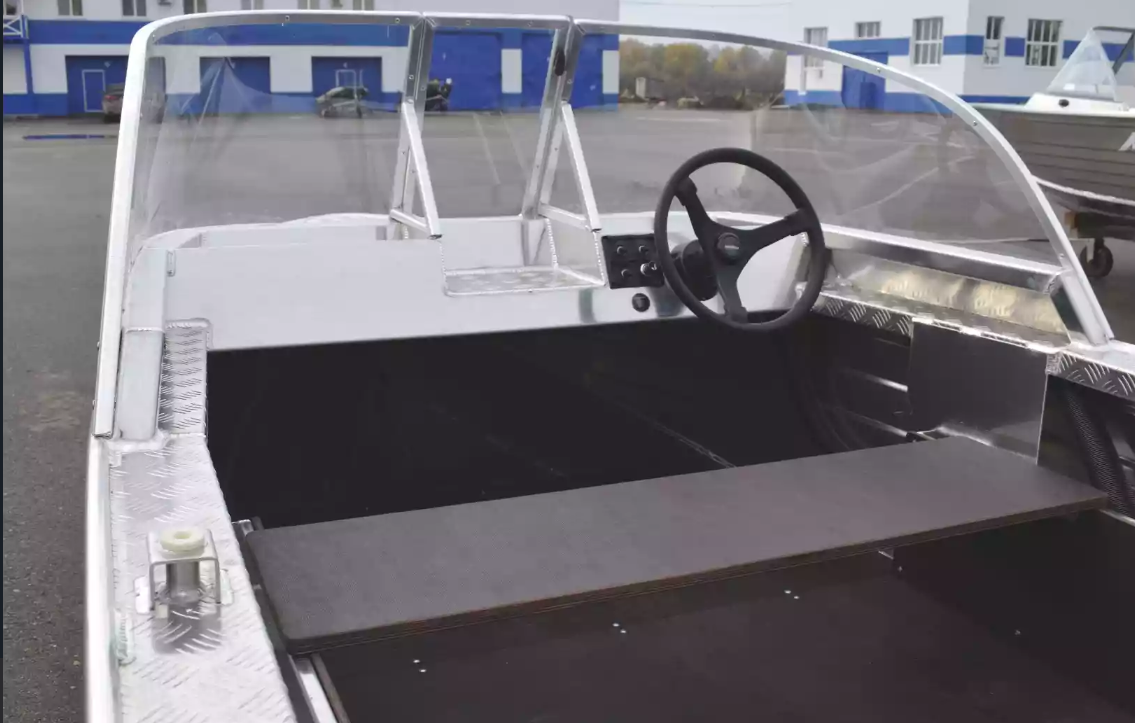Алюминиевая лодка Wyatboat-390 Pro в Чебоксарах