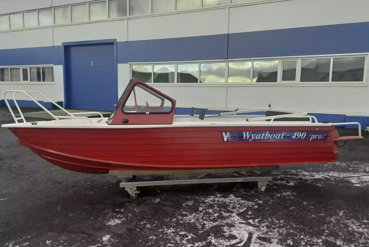 Алюминиевый катер Wyatboat-490 DCM Pro в Чебоксарах