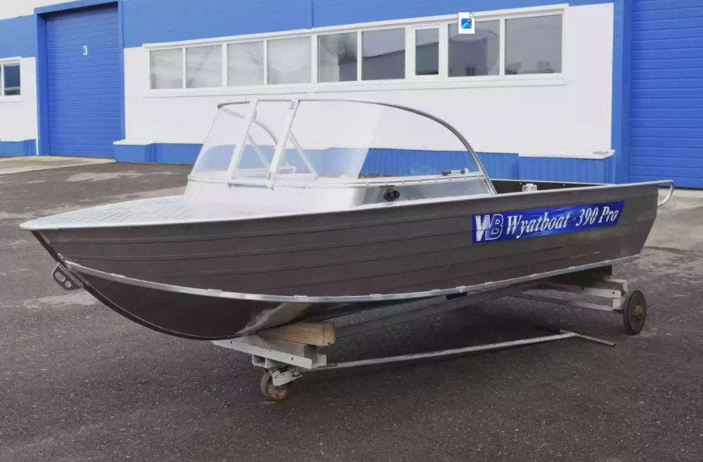 Алюминиевый катер Wyatboat-390 Pro в Чебоксарах