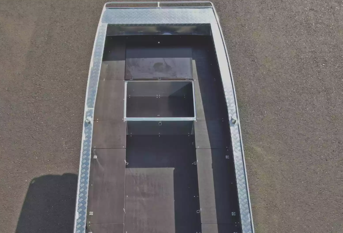 Алюминиевая лодка Wyatboat-490 Jonboat в Чебоксарах