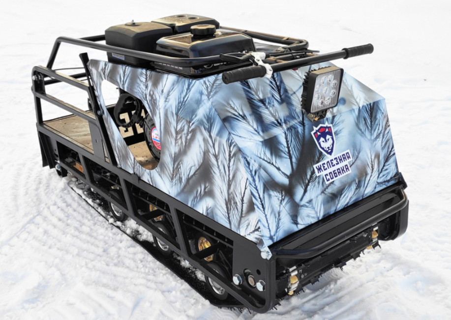 Мотобуксировщик Irondog (Железная собака) M500 9 Камуфляж Охотник в Чебоксарах