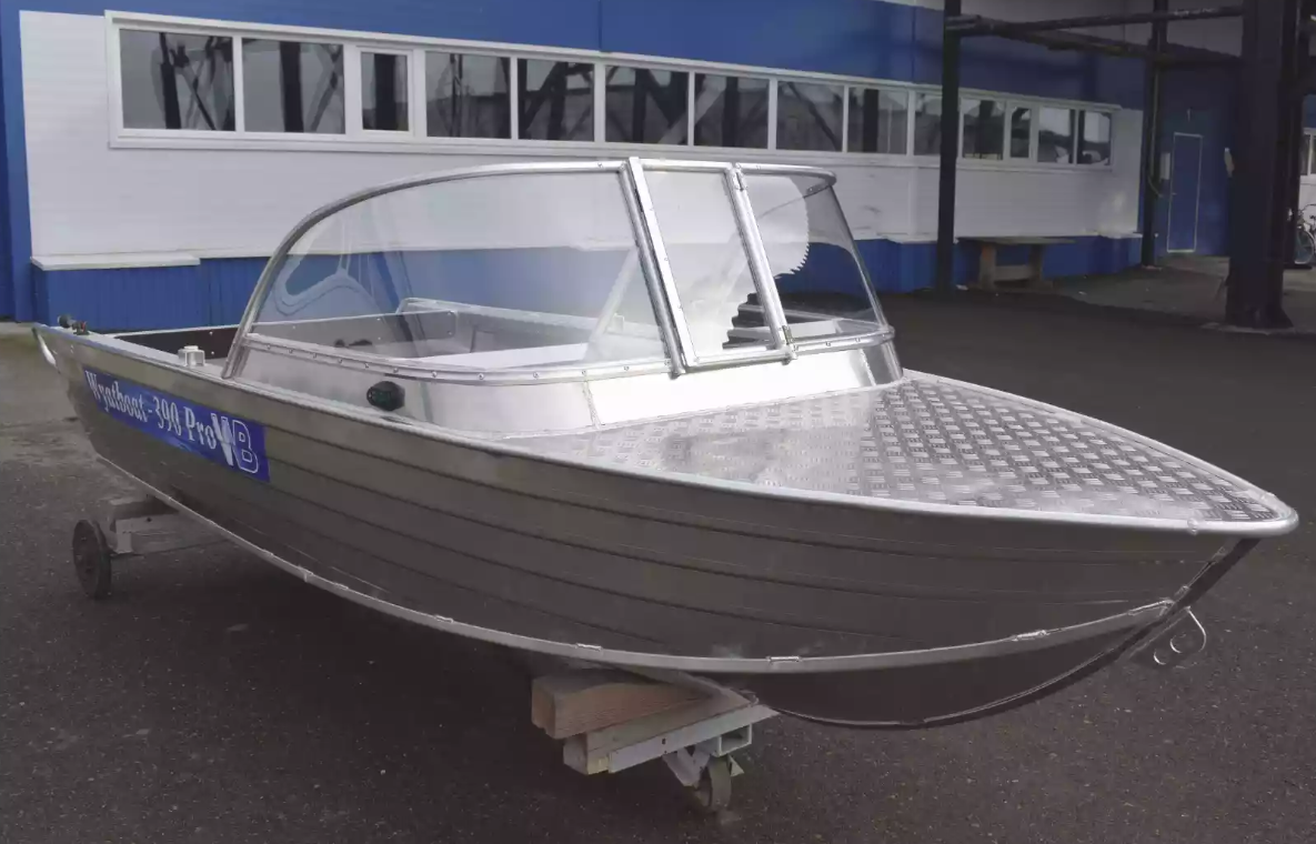 Алюминиевый катер Wyatboat-390 Pro в Чебоксарах