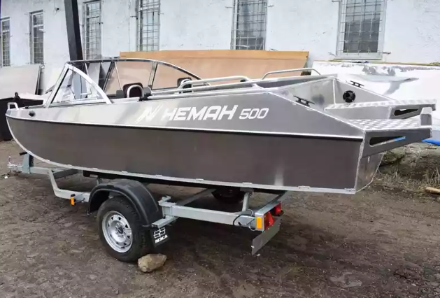 Алюминиевый катер Неман-500 DC (без покраски) в Чебоксарах