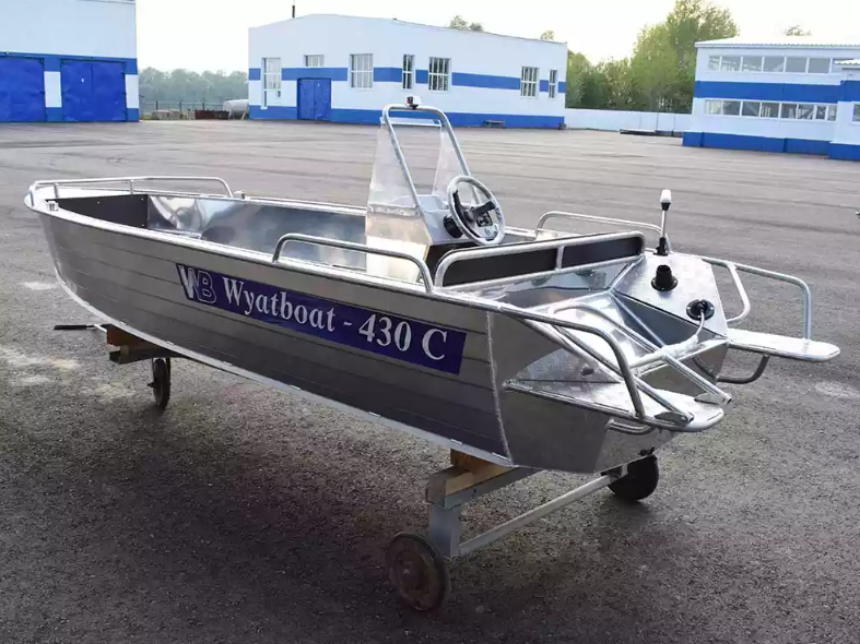 Алюминиевый катер Wyatboat-430 C в Чебоксарах