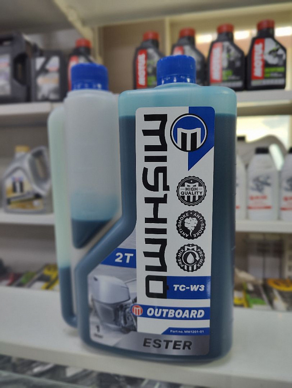 Масло MISHIMO 2T OUTBOARD (ESTER) полусинтетика 1 л в Чебоксарах