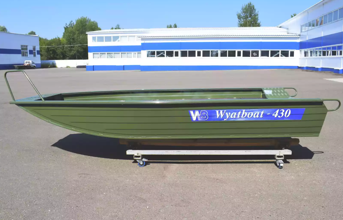 Алюминиевая лодка  Wyatboat-430 Master Fish в Чебоксарах