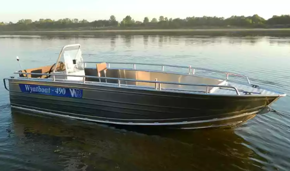 Алюминиевый катер Wyatboat-490 C в Чебоксарах