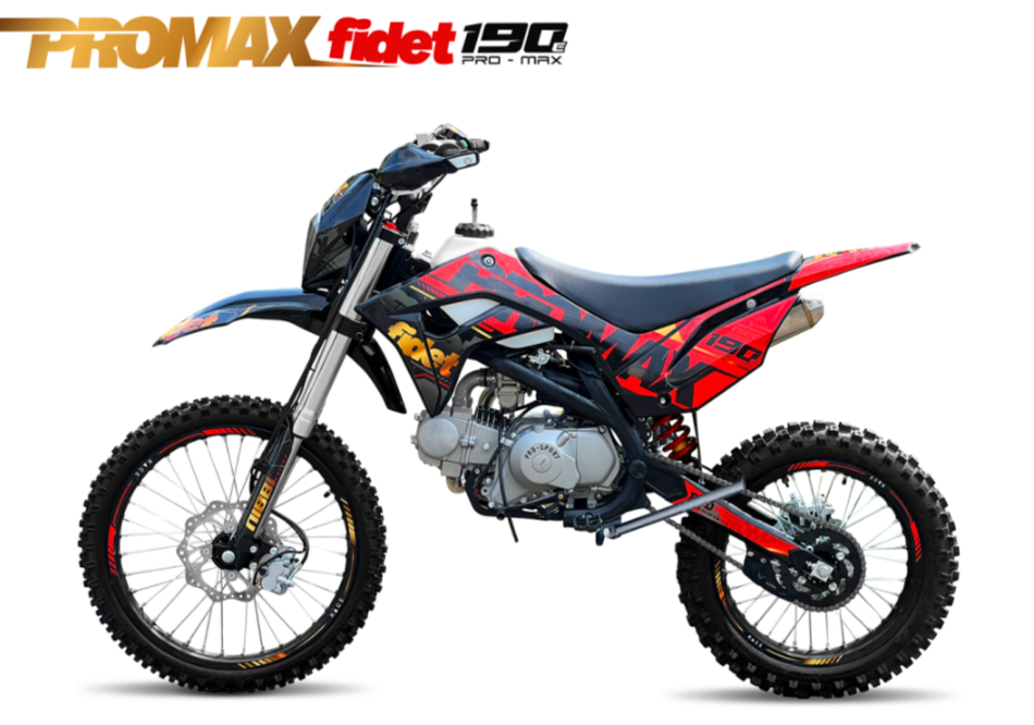 Мотоцикл (питбайк) PROMAX FIDET (ФАЙДЕТ) 190E MAX PRO LUX 19/16 в Чебоксарах