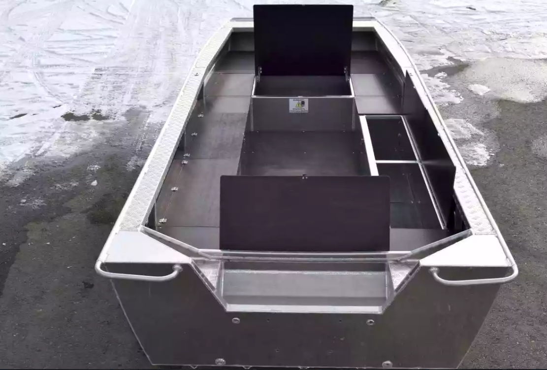 Алюминиевая лодка Wyatboat-490 Jonboat в Чебоксарах