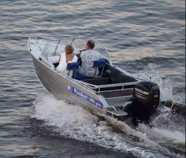 Алюминиевый катер Wyatboat-490 Pro в Чебоксарах