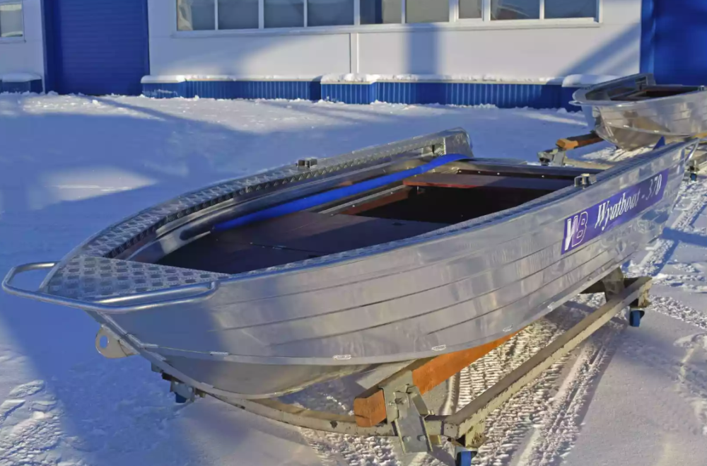 Алюминиевая лодка Wyatboat-370 Р FISH в Чебоксарах
