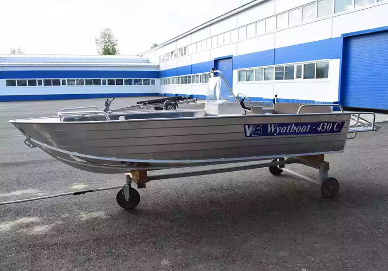 Алюминиевый катер Wyatboat-430 C в Чебоксарах