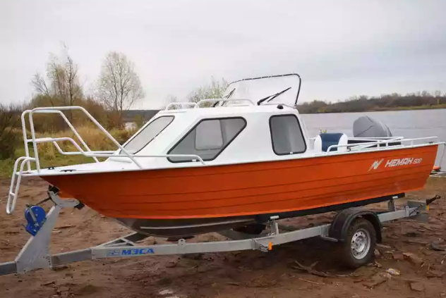 Алюминиевый катер Неман-500 (каютный) в Чебоксарах