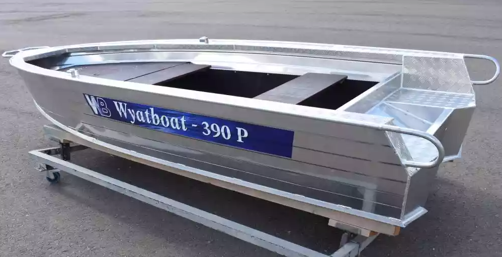 Алюминиевая лодка Wyatboat-390Р Fish в Чебоксарах