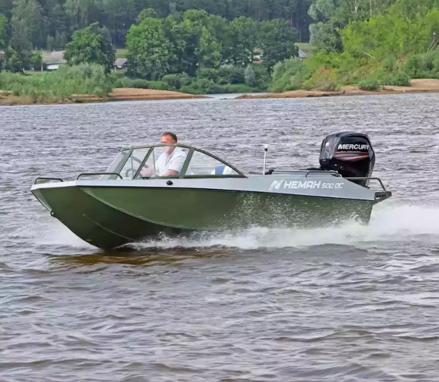 Алюминиевый катер Неман 500 DC водомёт в Чебоксарах
