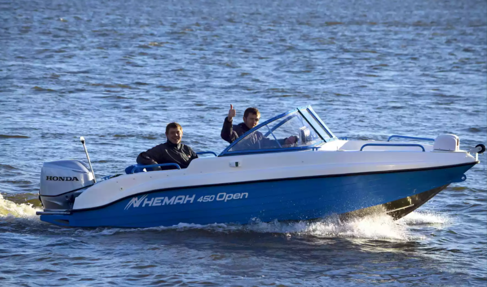 Комбинированный катер Neman-450 Open в Чебоксарах