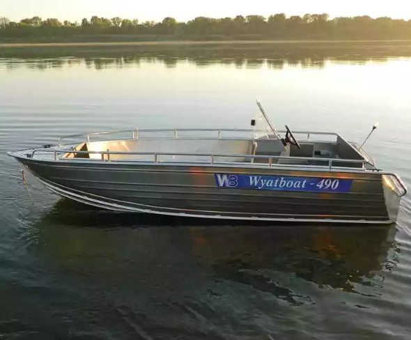 Алюминиевый катер Wyatboat-490 C в Чебоксарах