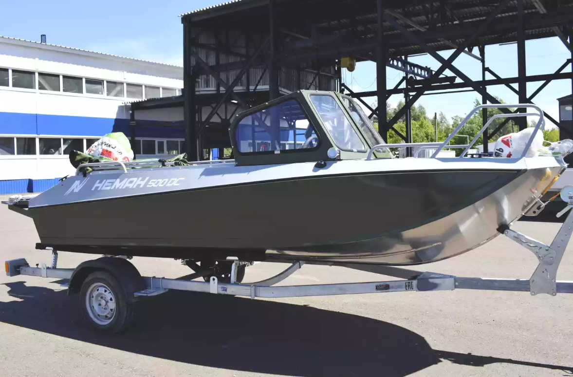 Алюминиевый катер Неман-500 DC Pro в Чебоксарах