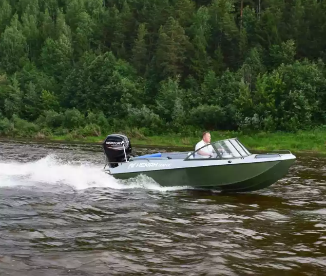 Алюминиевый катер Неман 500 DC водомёт в Чебоксарах