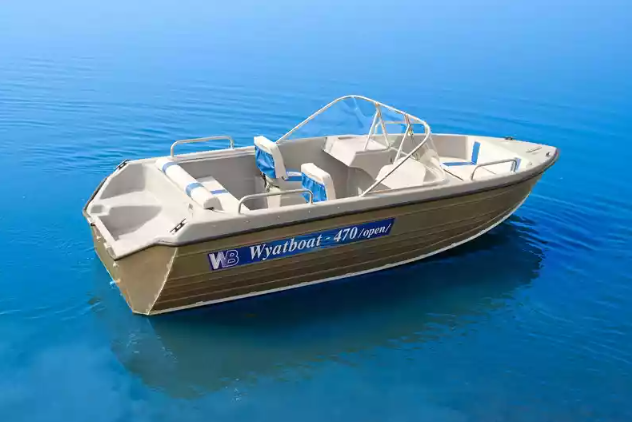 Комбинированный катер Wyatboat-470 Open в Чебоксарах