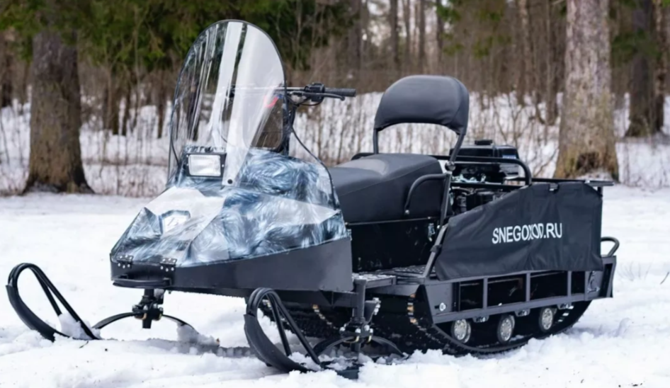 Миниснегоход Егерь Экспедитор 20 л.с. , реверс, тормоз, капот белый в Чебоксарах