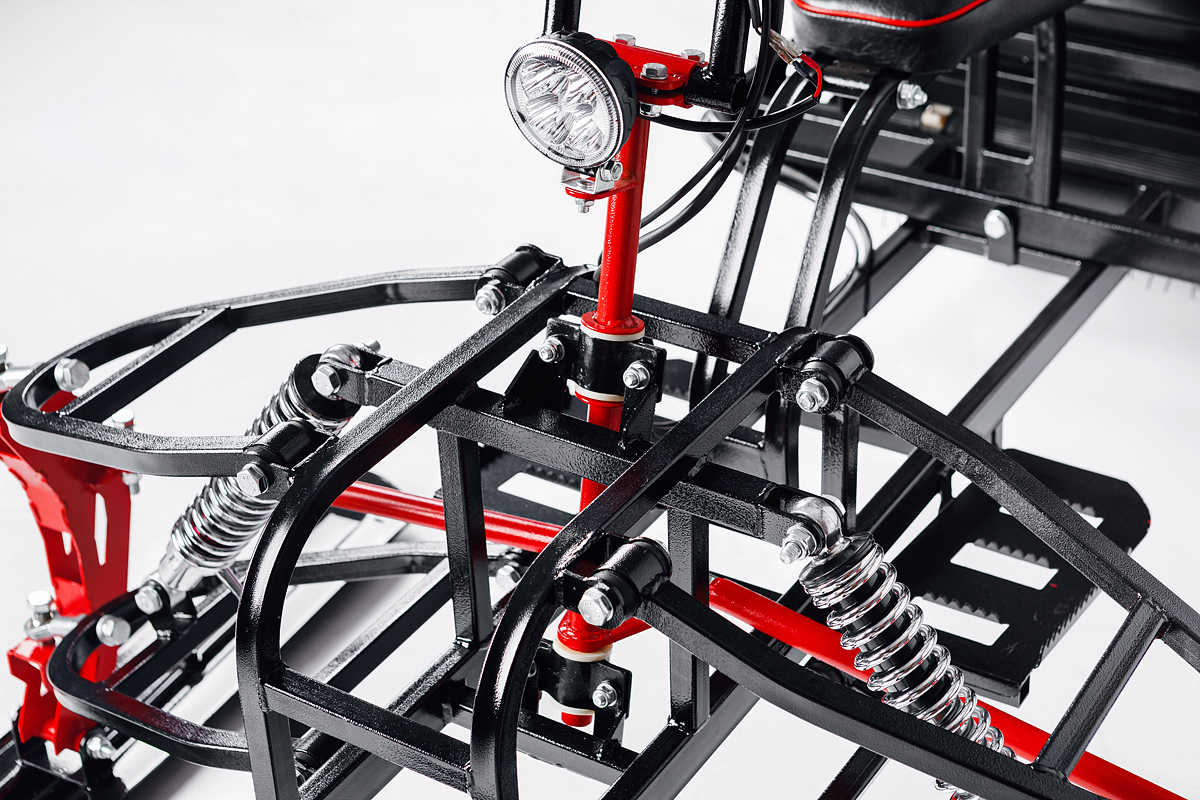 Лыжный модуль IKUDZO с подогревом ручек пластиковые лыжи в Чебоксарах