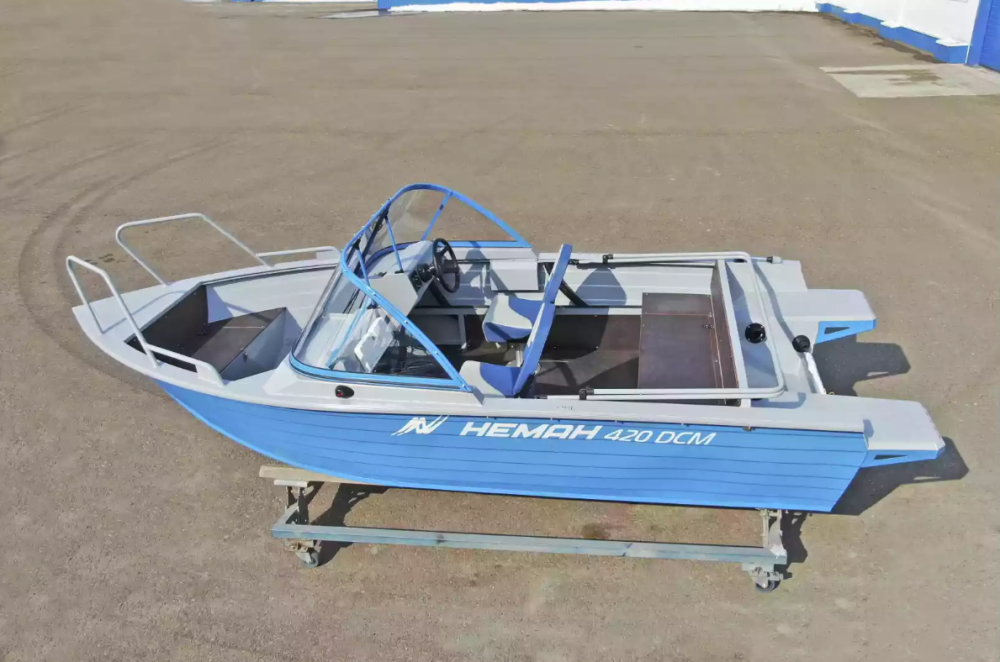 Алюминиевый катер Неман-420 DCM NEW в Чебоксарах