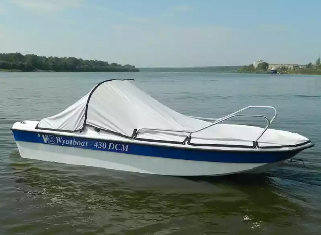 Стеклопластиковый катер Wyatboat-430 DCM (тримаран) в Чебоксарах
