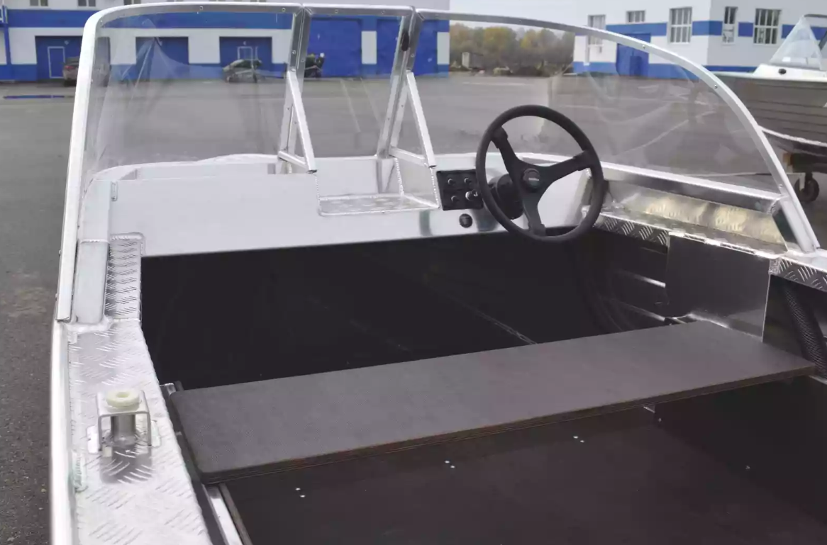 Алюминиевый катер Wyatboat-390 Pro в Чебоксарах
